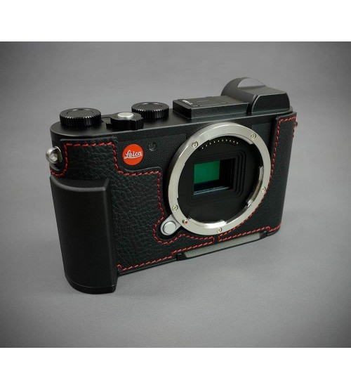 Lim's Leather Metal Grip Half Case LC-CL1BK for Leica CL 